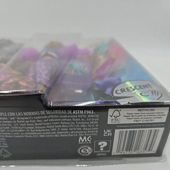 Monster High Clawdeen Wolf Doll with Pet Dog Crescent and Accessories Backpack - Picture 9 of 9